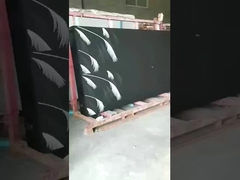 Graues, frostiges Glas