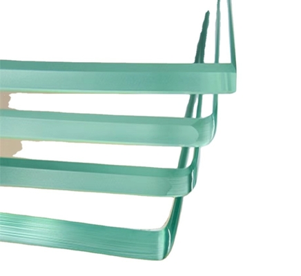 6mm 8mm Ultra-Clear Argon Low E Float Glas Laminate Gehärtet für Balkon Bad