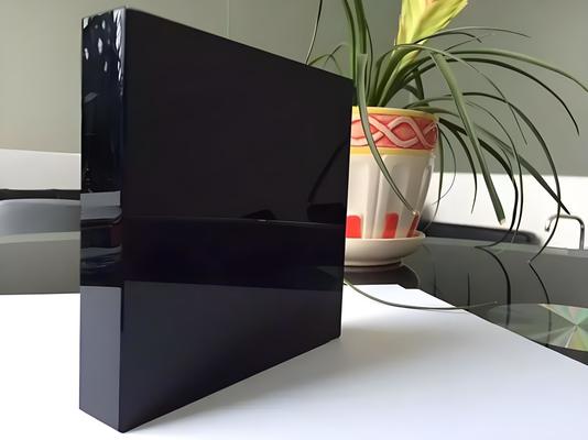 Smoked Black Glass for Shower Doors & Partition Walls – Custom Size