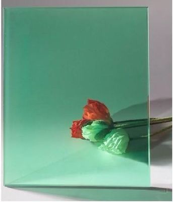 French Green Reflective Float Glass for Windows and Curtain Wall Facades
